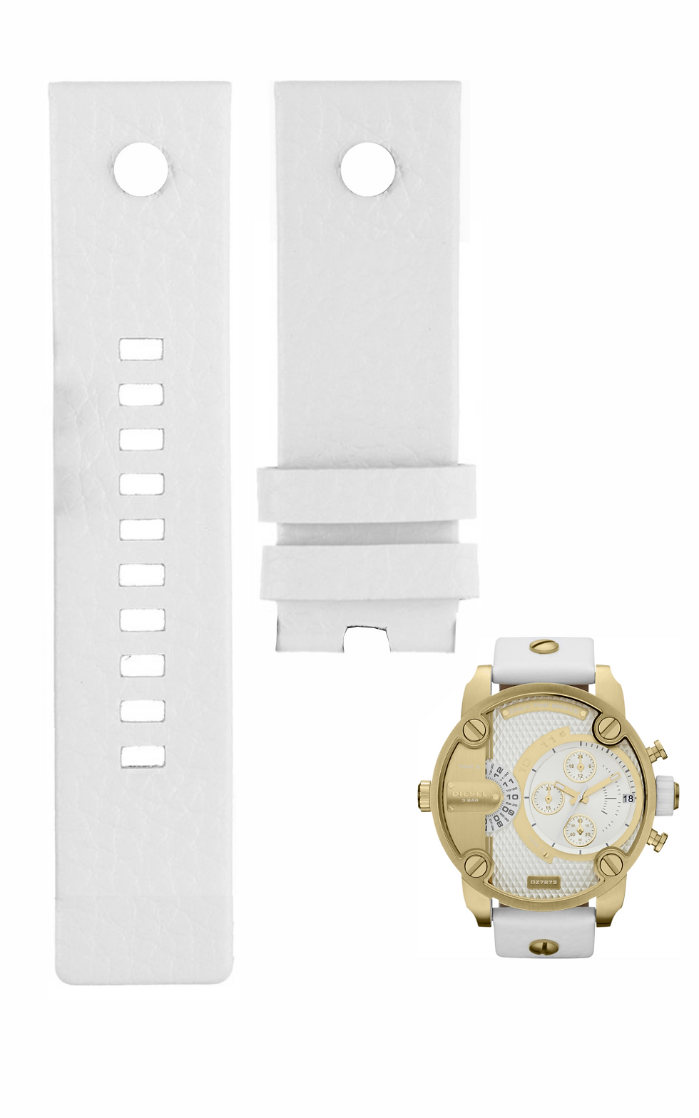 Pulseira DZ7273 Compatível Sem Fivela Para Relógio Diesel