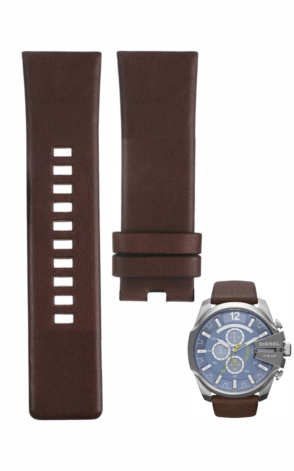 Pulseira DZ4281 Compatível Sem Fivela Para Relógio Diesel
