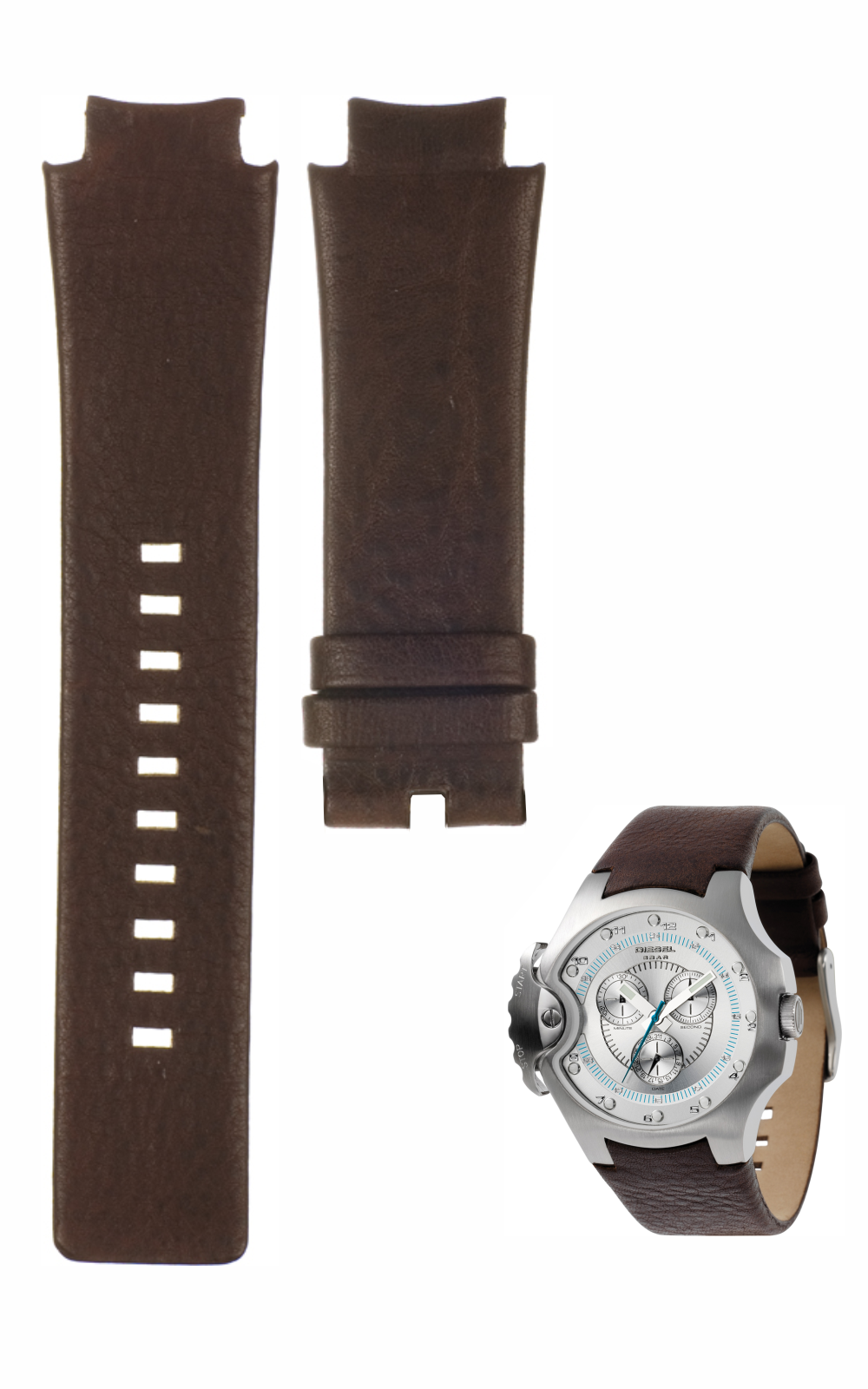 Pulseira DZ4132 Compatível Sem Fivela Para Relógio Diesel