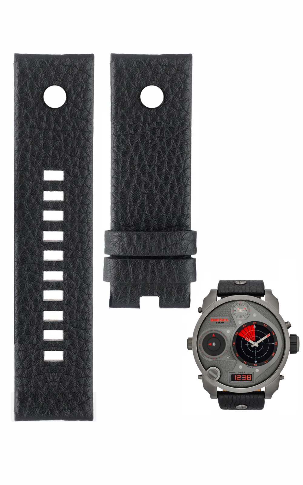 Pulseira DZ7297 Compatível Sem Fivela Para Relógio Diesel
