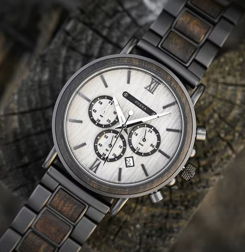 Thumbnail: Custom Lausanne wooden watch