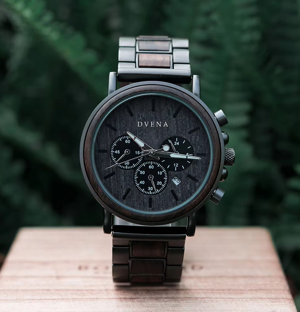 Custom Lausanne wooden watch