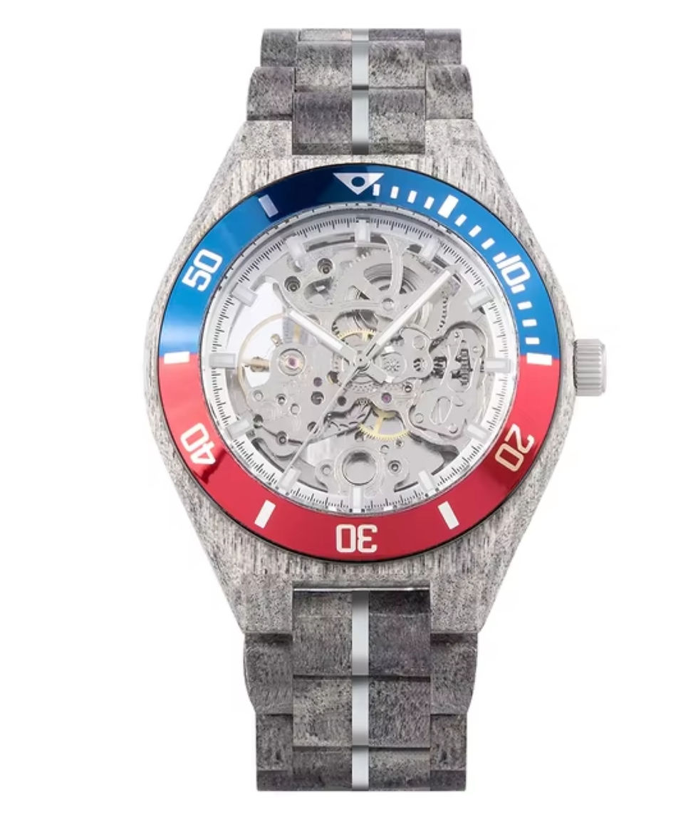 Thumbnail: Custom Bern wooden watch