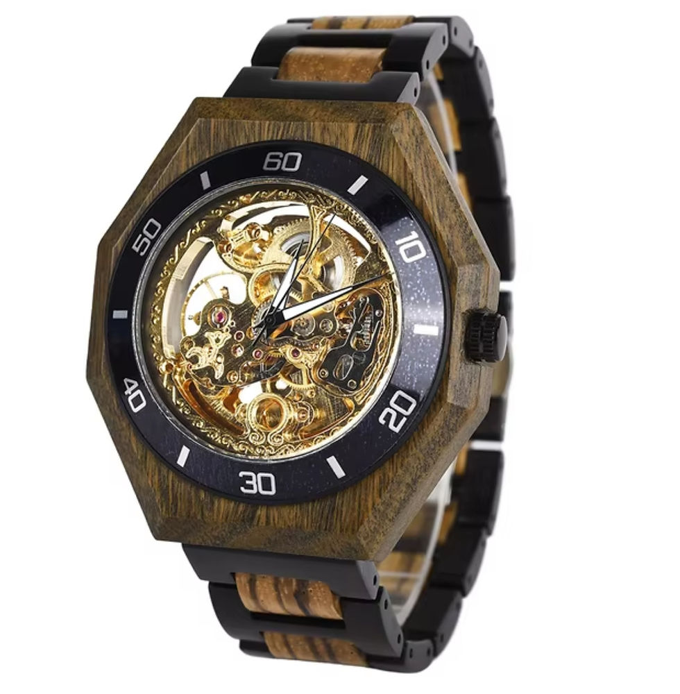Thumbnail: Custom Grindelwald wooden watch