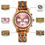 Thumbnail: Custom Montruex womens wooden watch
