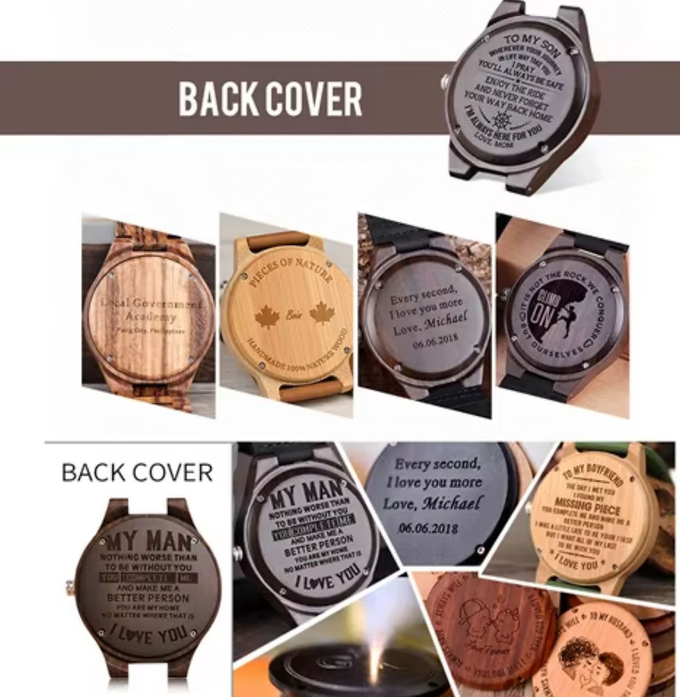 Thumbnail: Custom Lugano wooden watch