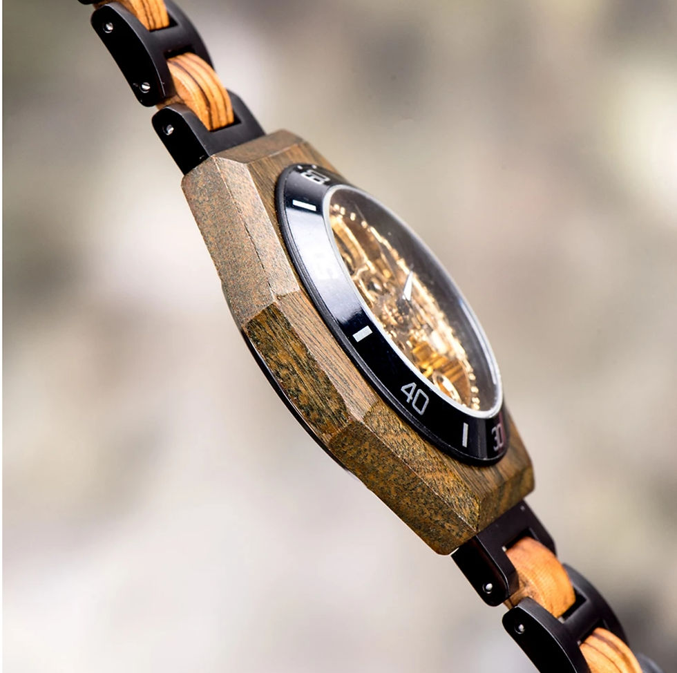 Thumbnail: Custom Grindelwald wooden watch