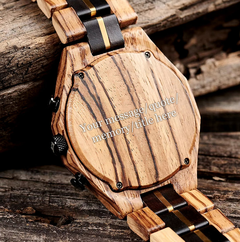 Thumbnail: Custom Lausanne wooden watch
