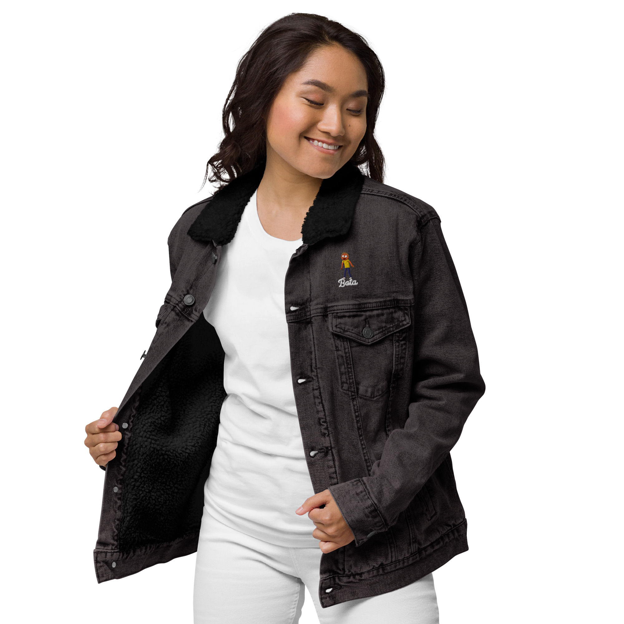 Unisex denim Rick & Morty jacket