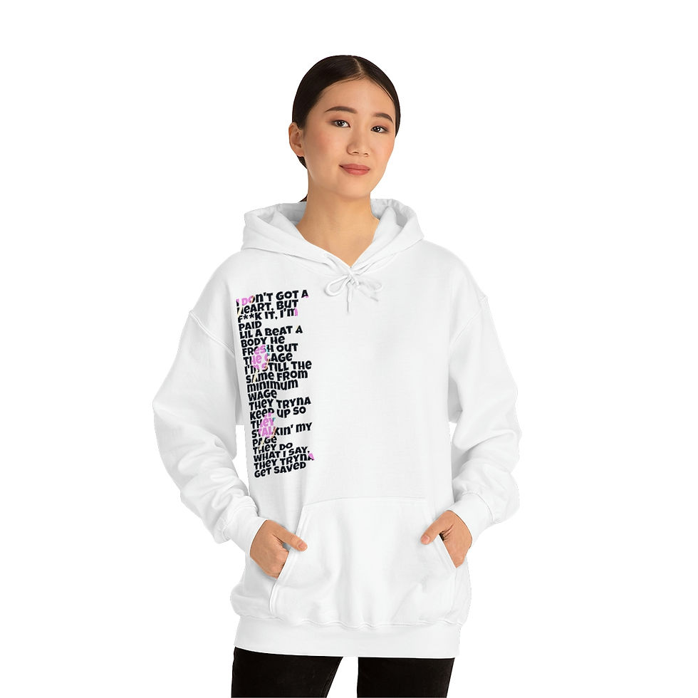 Thumbnail: I don't got a heart hoodie