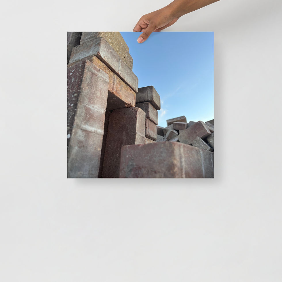 Thumbnail: Brick house photo paper poster