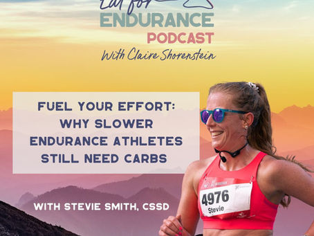 Fuel for Effort, Not Speed: Why Slower Athletes Still Need Carbs