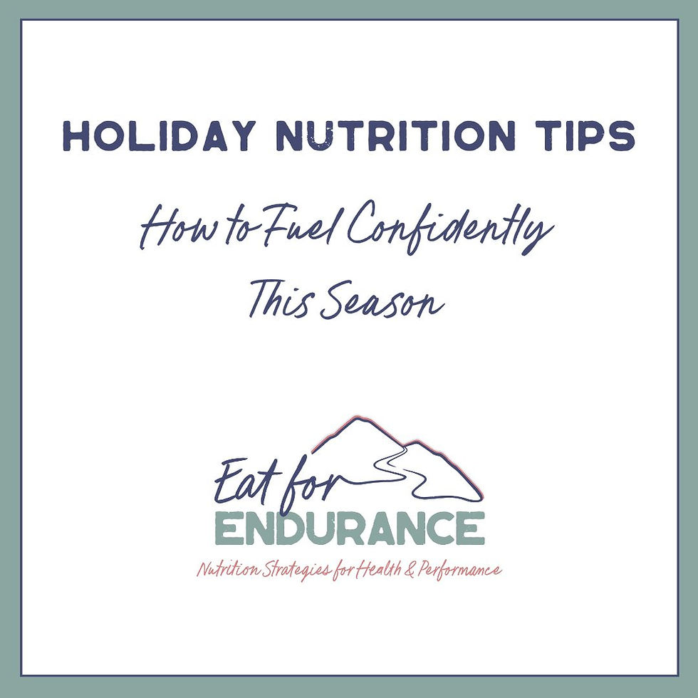 Holiday Nutrition Tips: How to Fuel Confidently This Season