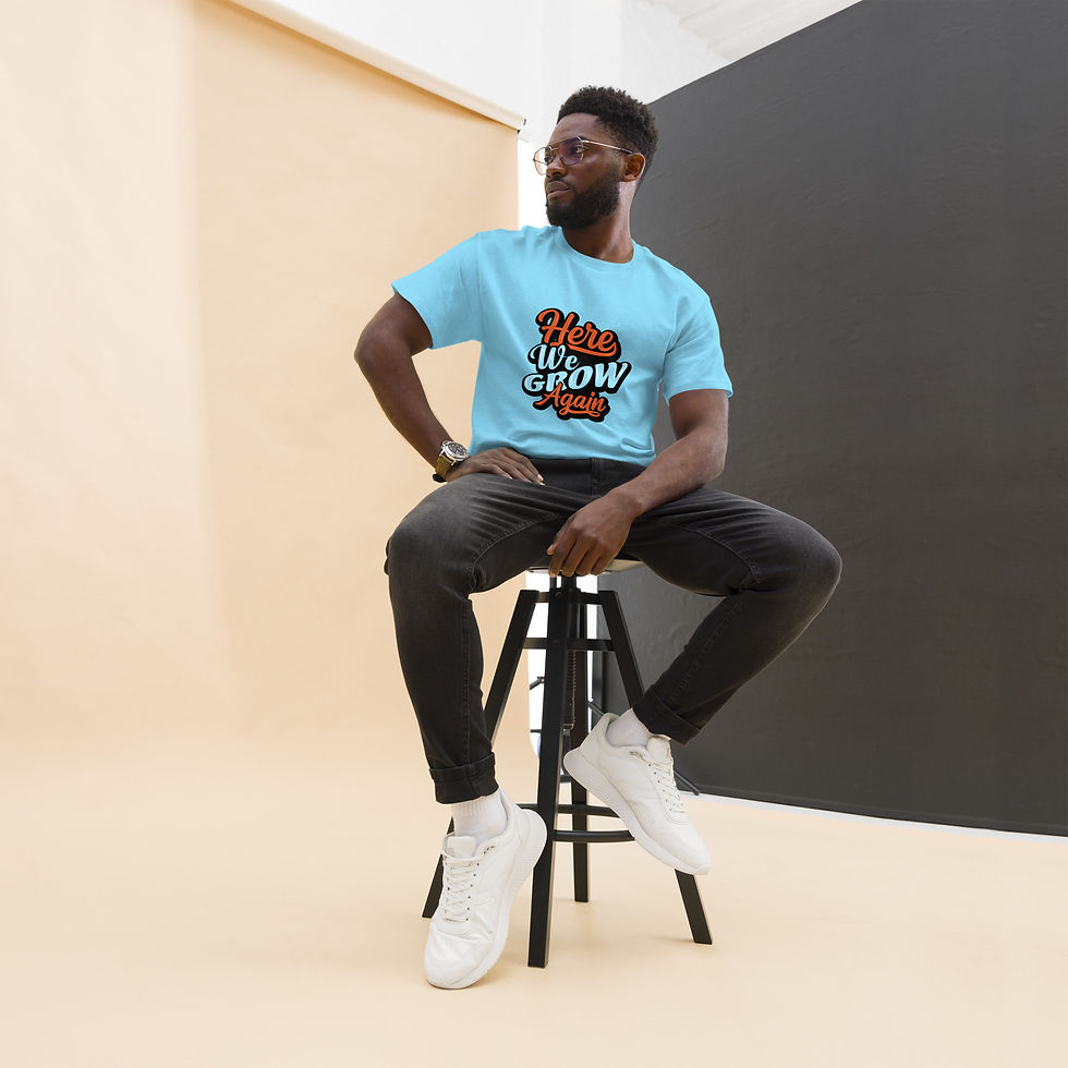 Thumbnail: Here We Grow Printed Men's classic tee