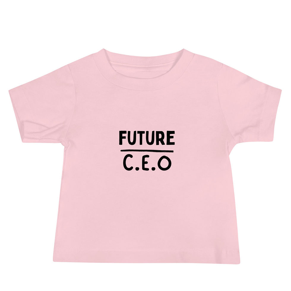 Thumbnail: Future CEO Printed Baby Jersey Short Sleeve Tee