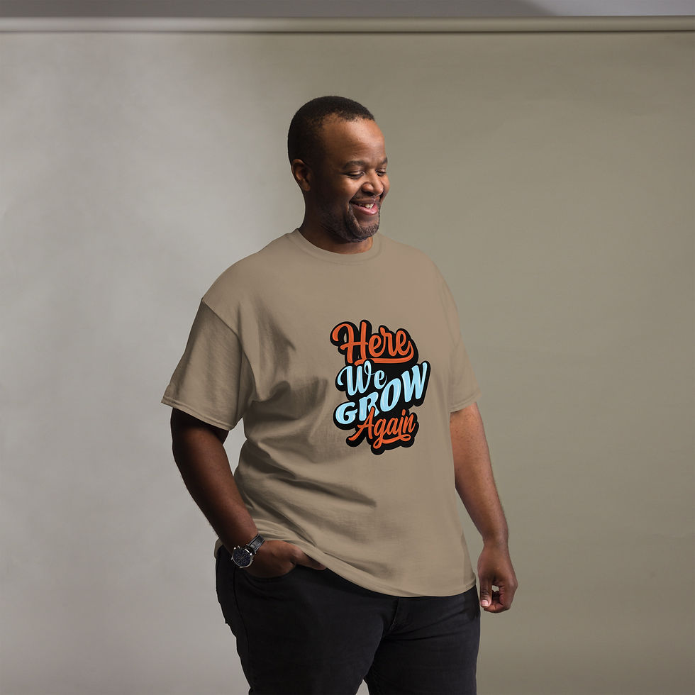Thumbnail: Here We Grow Printed Men's classic tee