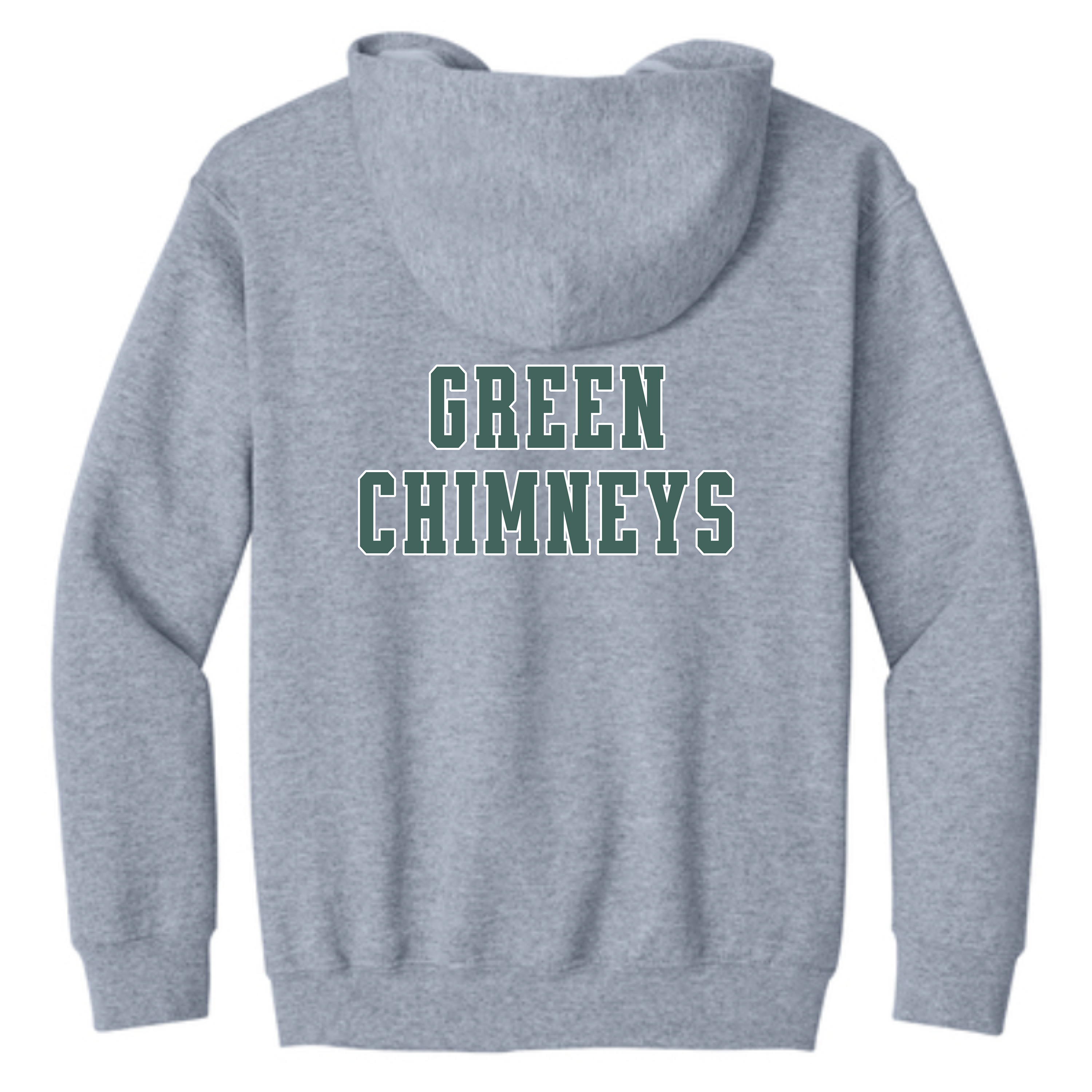 Green Chimneys: Athletic Full Zip Hoodie