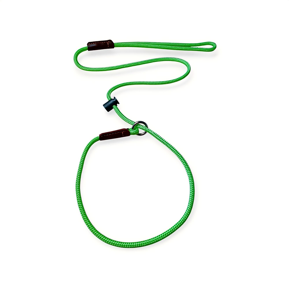 Thumbnail: Slip lead/Signature/PRO 6mm PP rope training leash with push button snug stopper