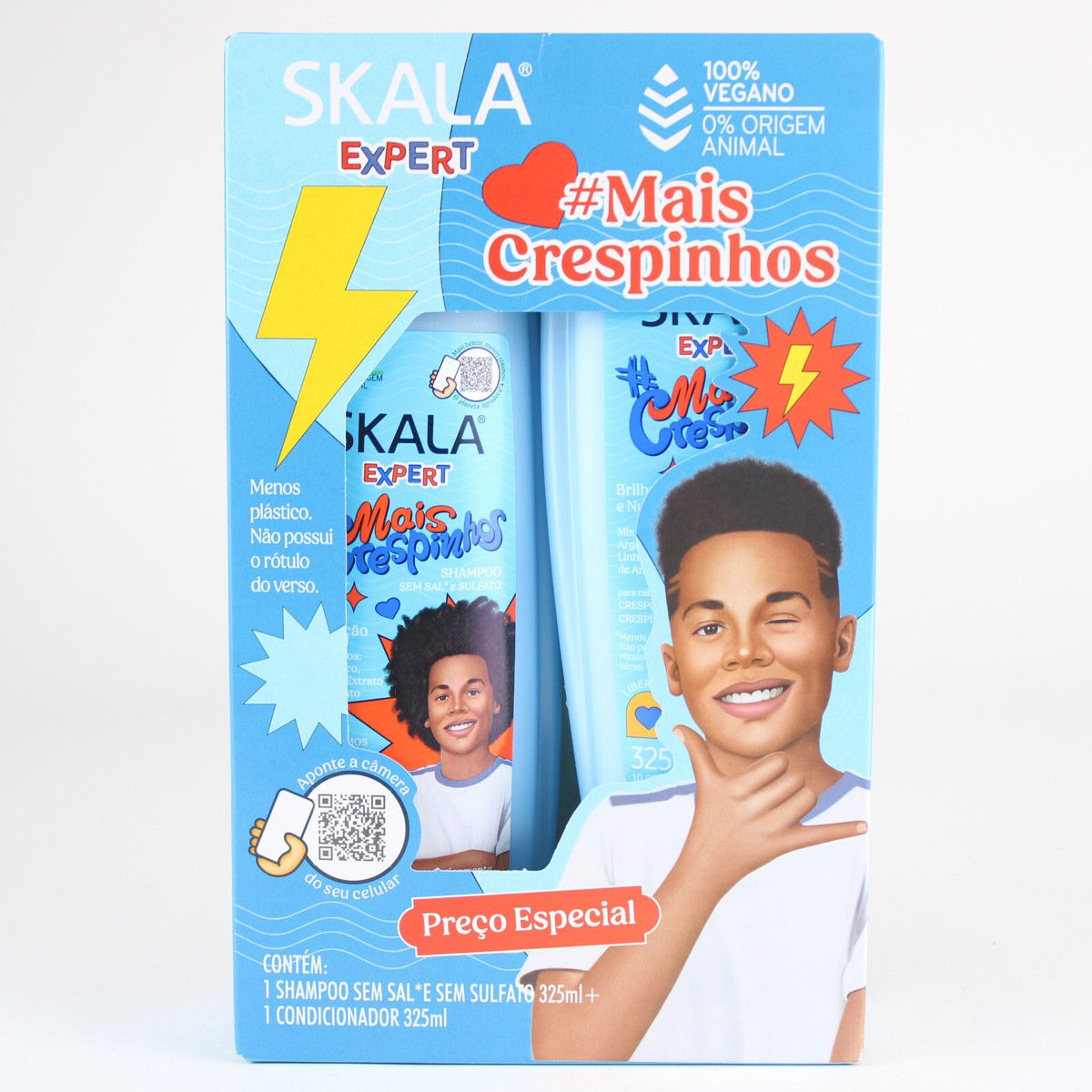 Mais Crespinhos Kids Shampoo + Acondicionador 325ml - Skala