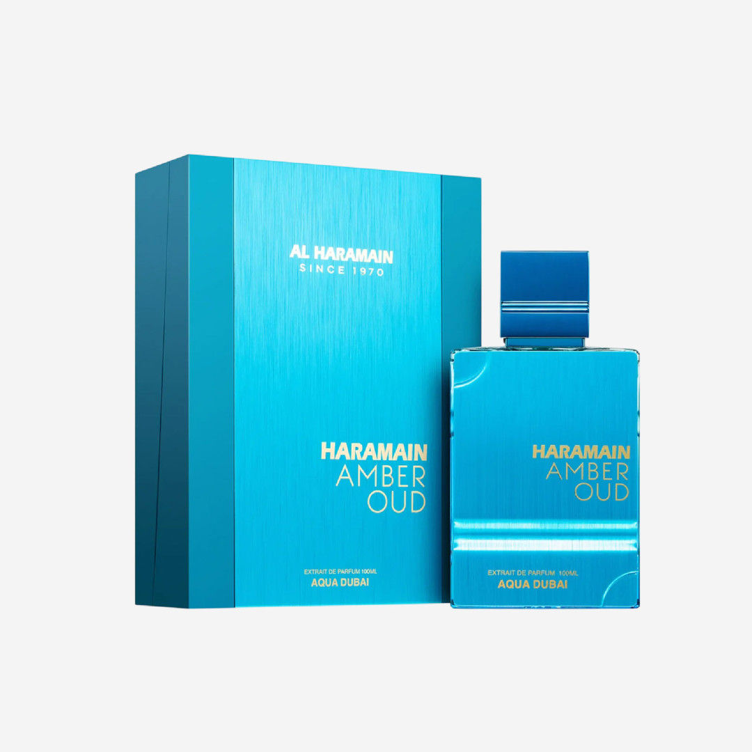 Perfume Al Haramain Amber Oud Aqua Dubai Extrait Dp 100ml
