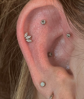 multiple stud piercings in fort worth
