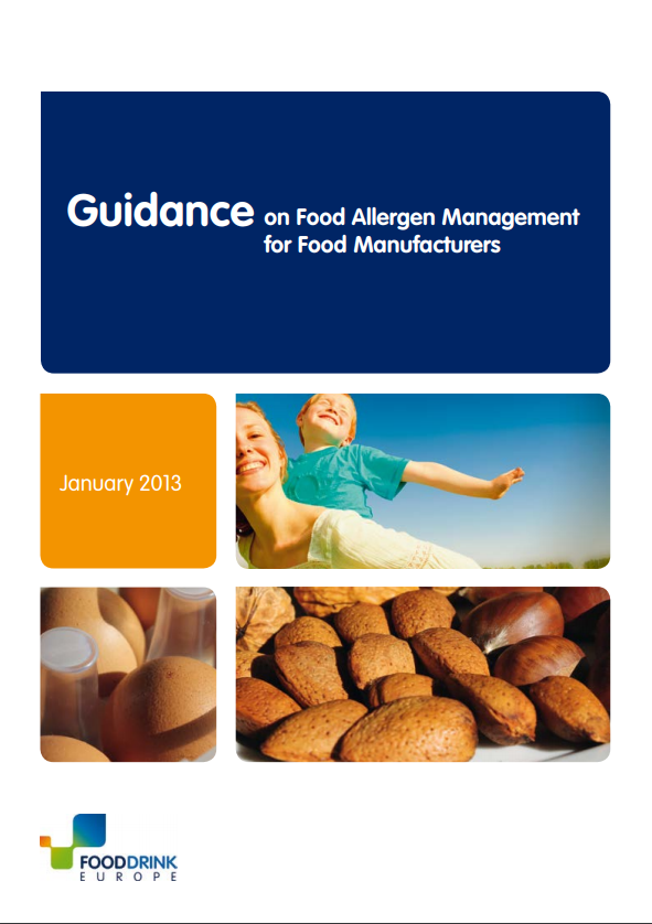 Guidance on food Allergen Management