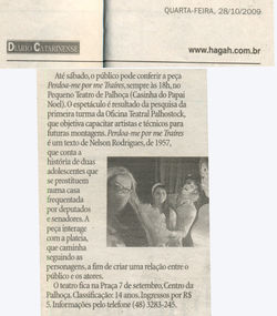 DIARIO CATARINENSE  outubro de 2009