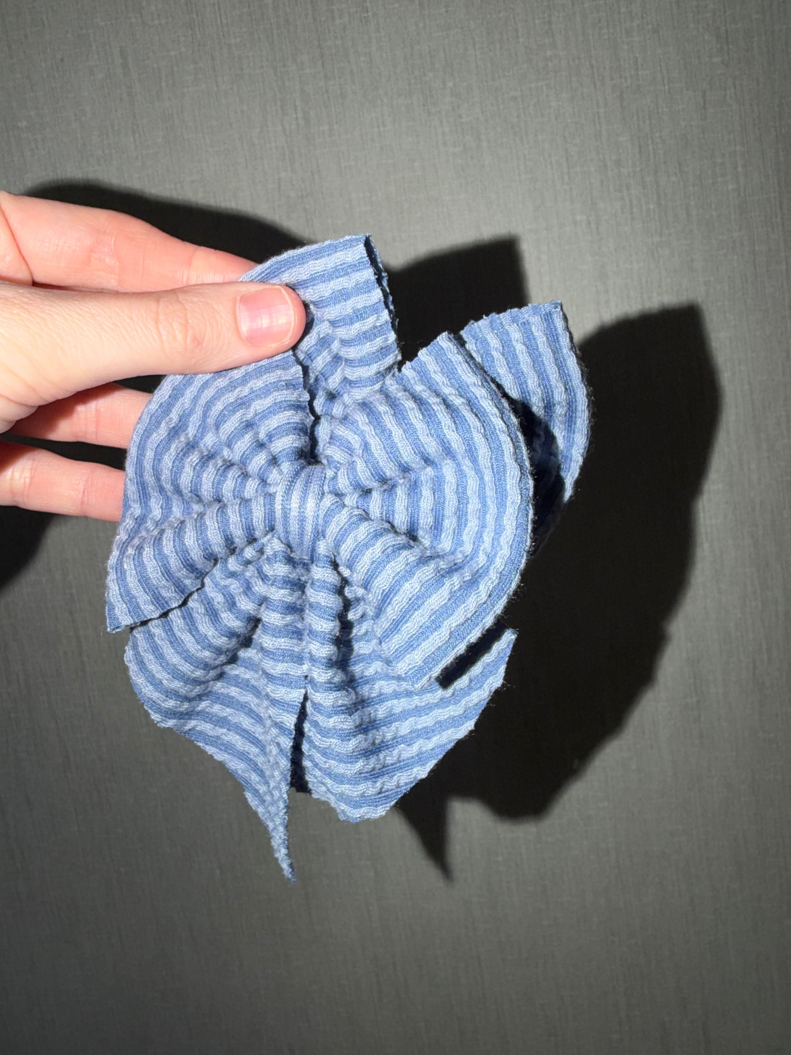 Denim Ribbed Sailor Piggies