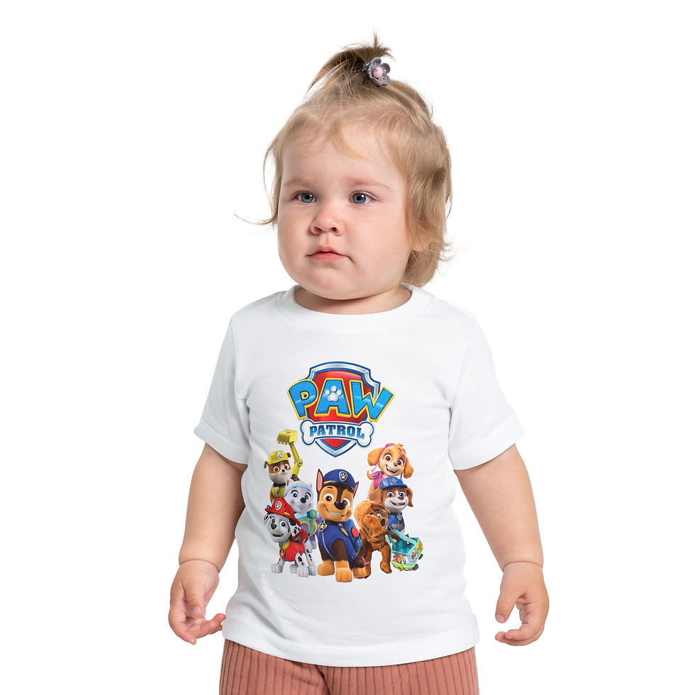 Thumbnail: Cute Baby T-Shirt, Paw Patrol Tee, Toddler Clothing, Kids Birthday 