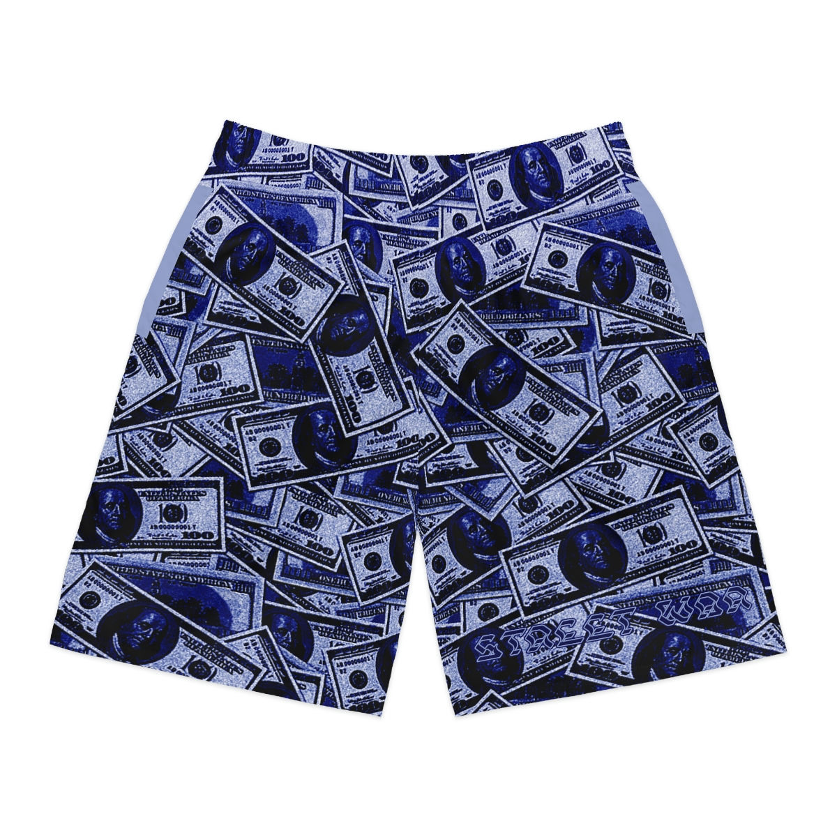 Street War Blue Hundreds Shorts