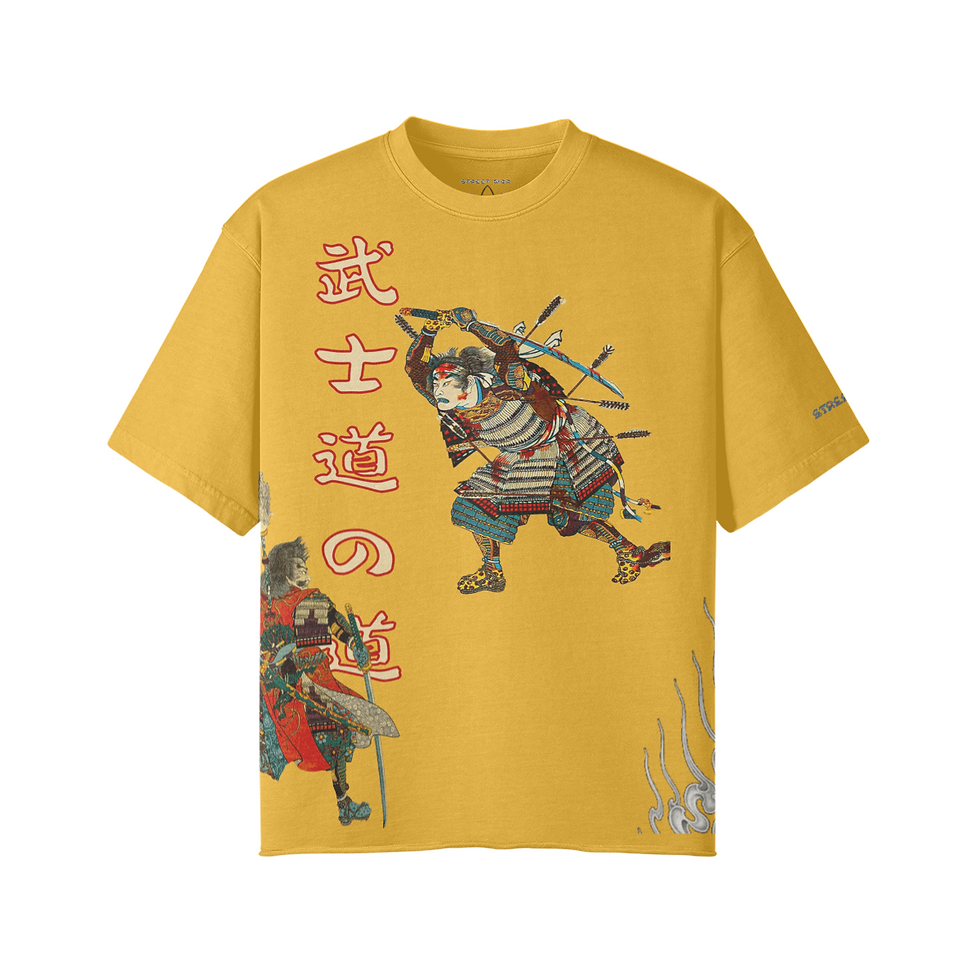 Samurai Duel | War For Japan Collection Raw Hem T-Shirt