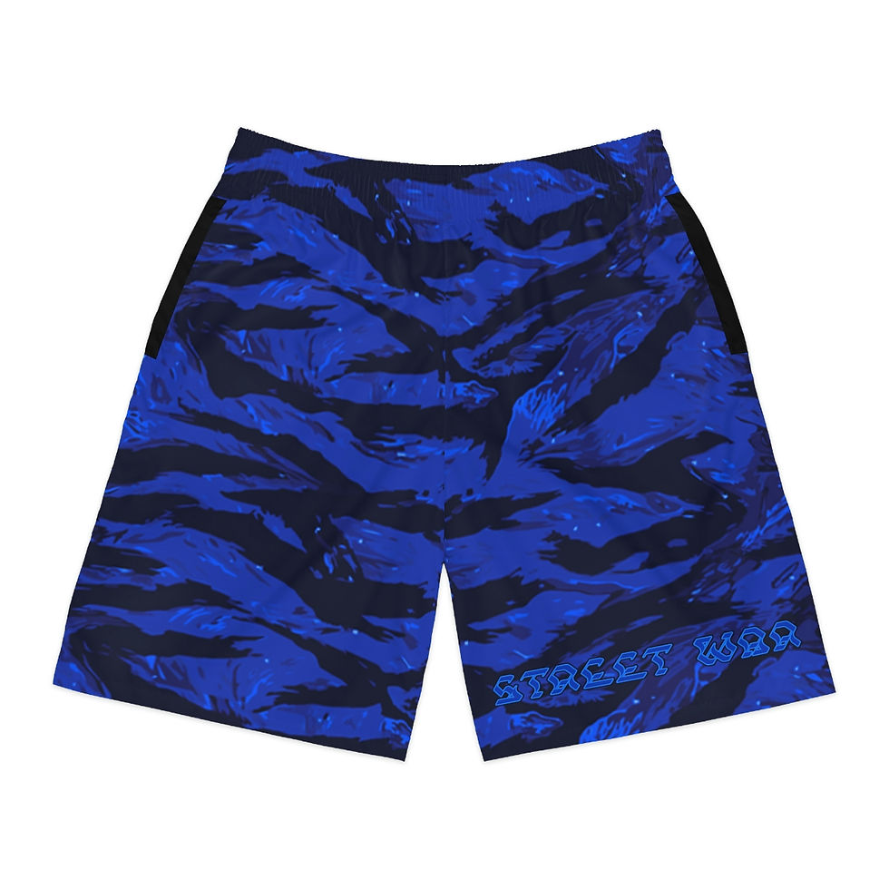 Street War Blues Camo Shorts
