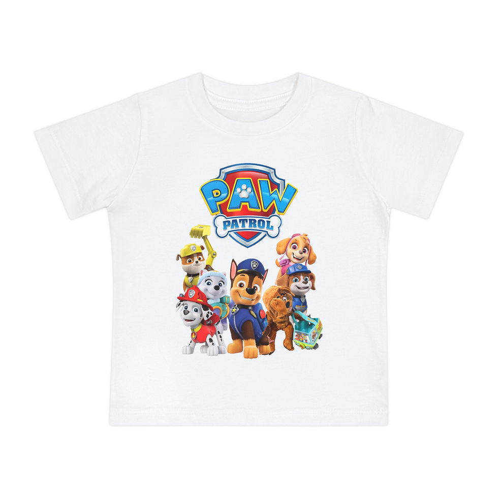 Thumbnail: Cute Baby T-Shirt, Paw Patrol Tee, Toddler Clothing, Kids Birthday 