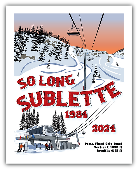 So Long Sublette Poster