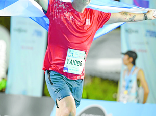 Harriers in Marathon Action