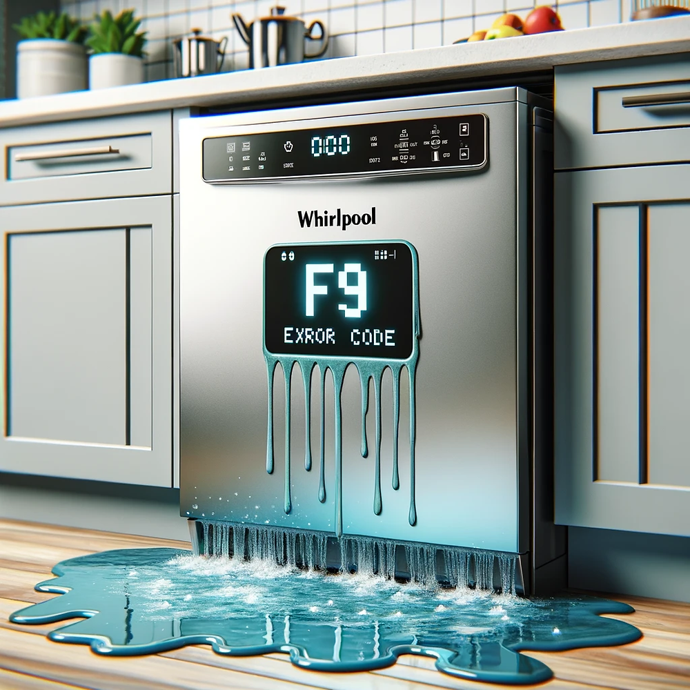 Code panne F9 lave vaisselle Whirlpool. Pourquoi