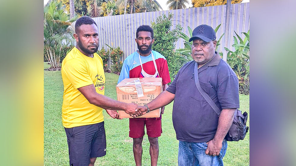 POM Strikers supports Grassroots Football Development in Madang