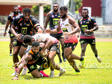 Hunters hungry to hunt Pride in first preseason trial