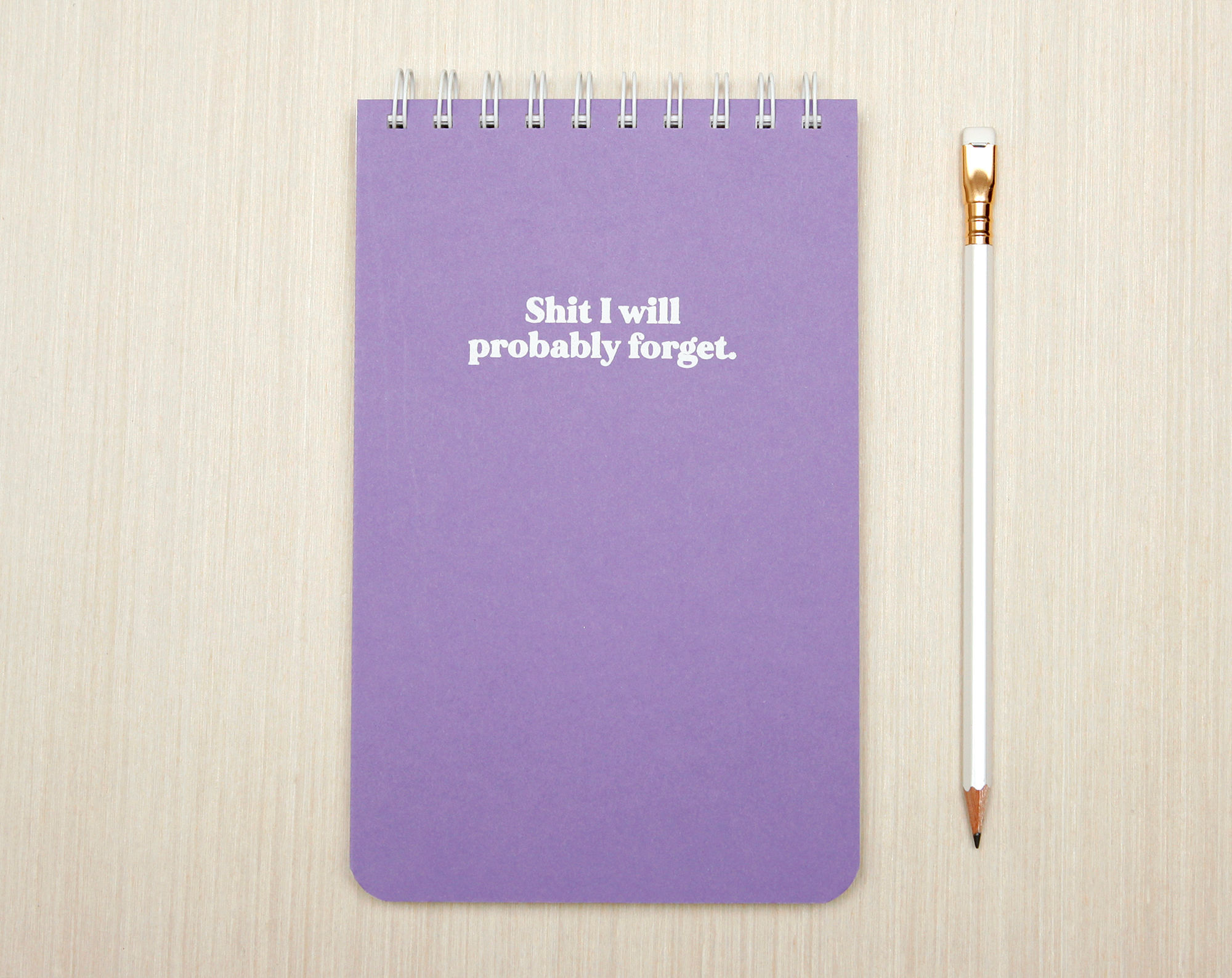 Notepad Large - Shit I will probably forget