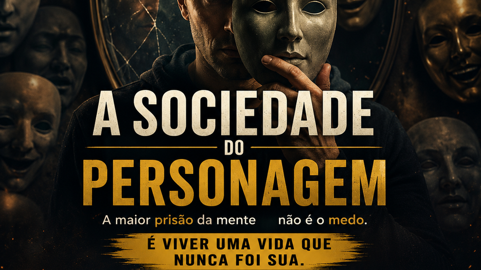 A Sociedade do Personagem A maior prisão da mente não é o medo. É viver uma vida que nunca foi sua.