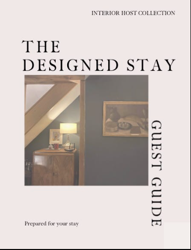 Luxe Airbnb Welcome Guide - The Designed Stay
