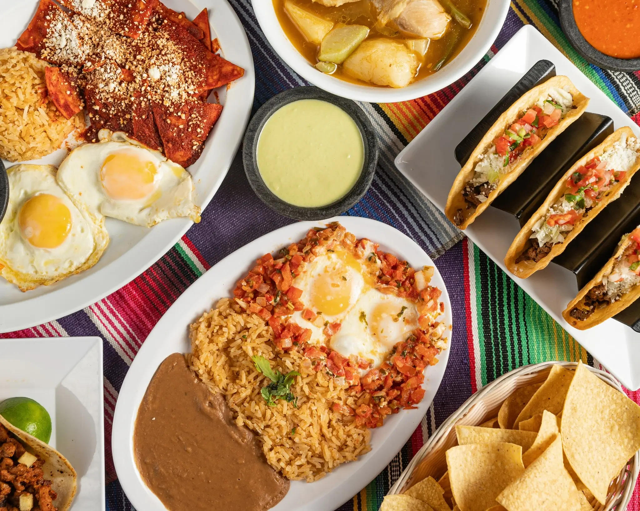 Arranged Food and Objects