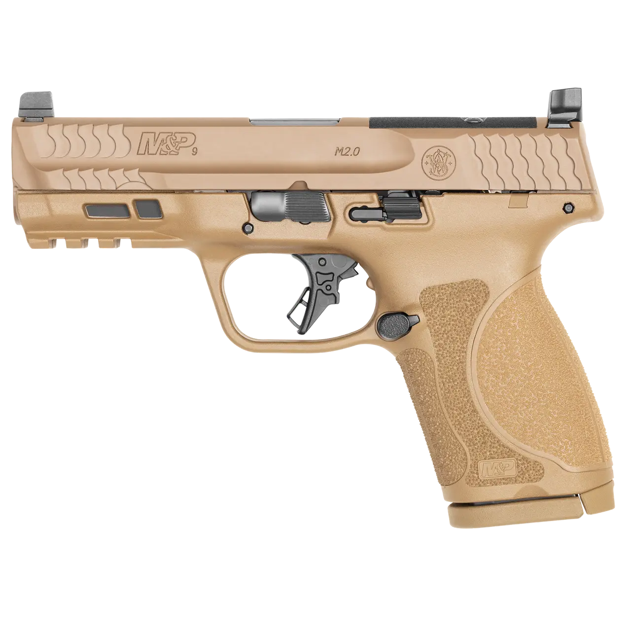 Smith & Wesson M&P9 Compact M2.0 Optic Ready No Thumb safety FDE 13572