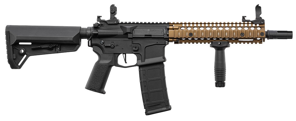 Thumbnail: Lancer Tactical LT-18 GEN2 MK18 Noir-Bronze NSR pack complet