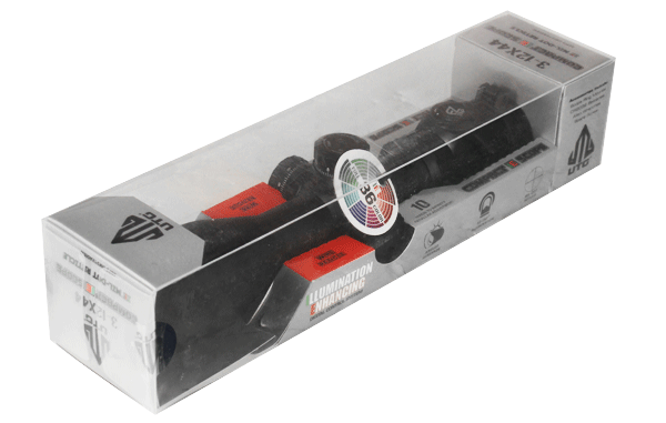 Thumbnail: UTG 30mm SWAT 3-12X44 Compact IE Scope w/ AO Mil-d