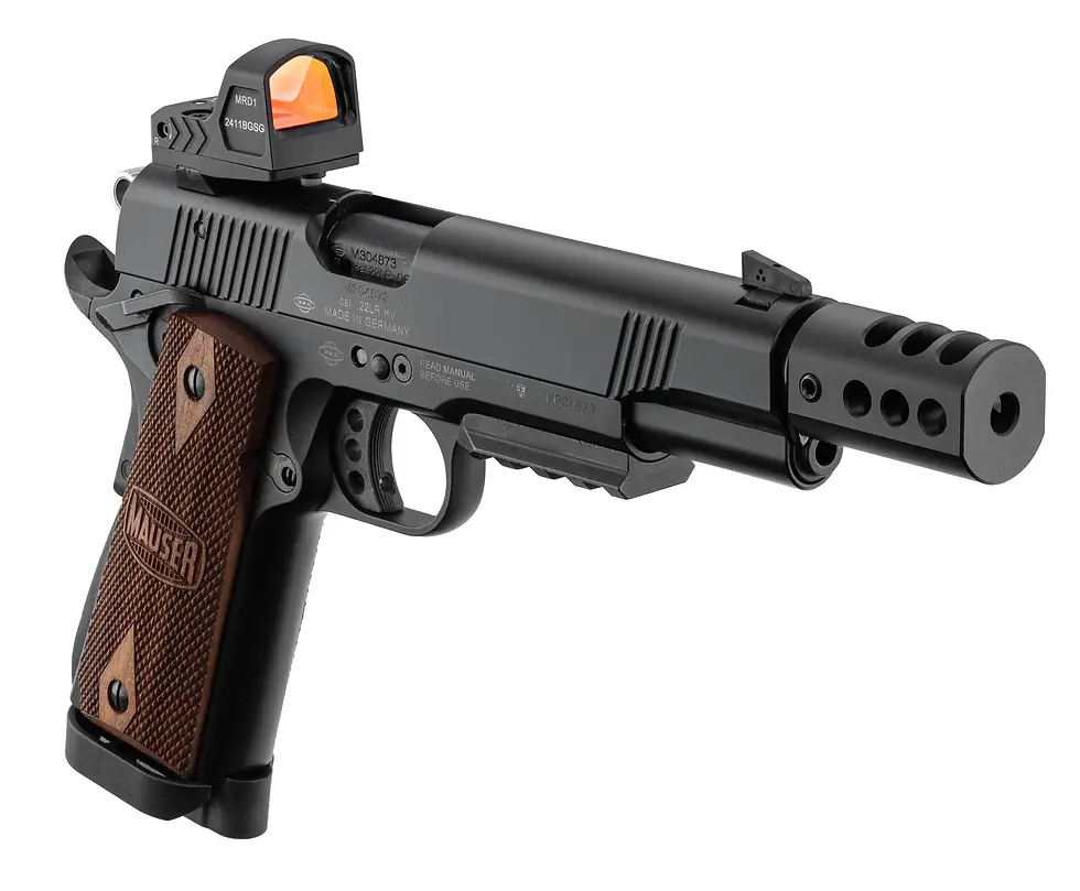 Miniature : Pistolet Mauser 1911 Competition Red dot 22Lr