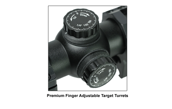 Thumbnail: UTG 1" 4X32 Full Size AO Mil-dot Scope