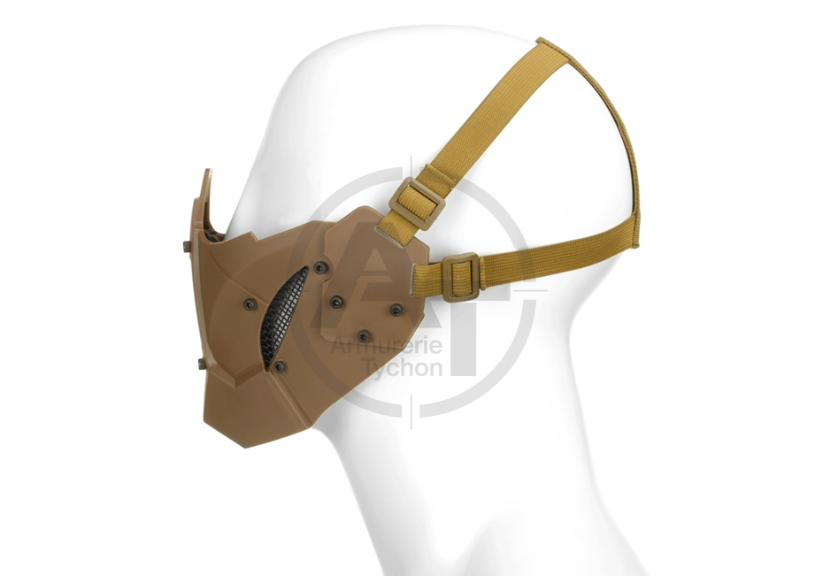 Miniature : Warrior Steel Half Face Mask Tan - Od - Noir(Pirate Arms)
