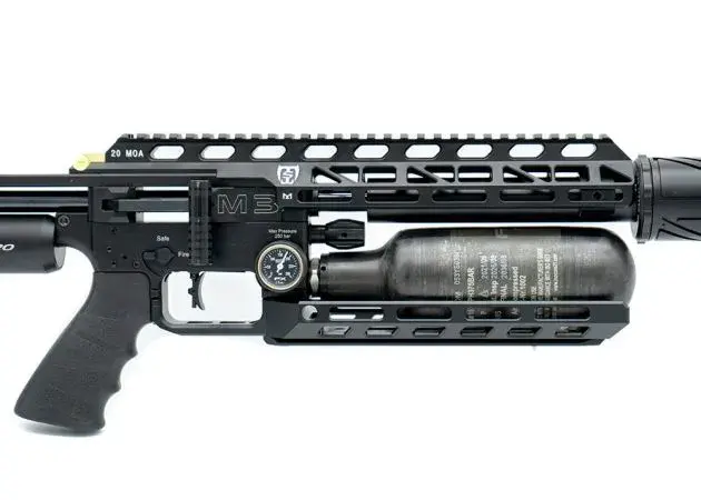 Miniature : Rail accessoire Saber Tactical FX Impact Arca Swiss 3 Compact