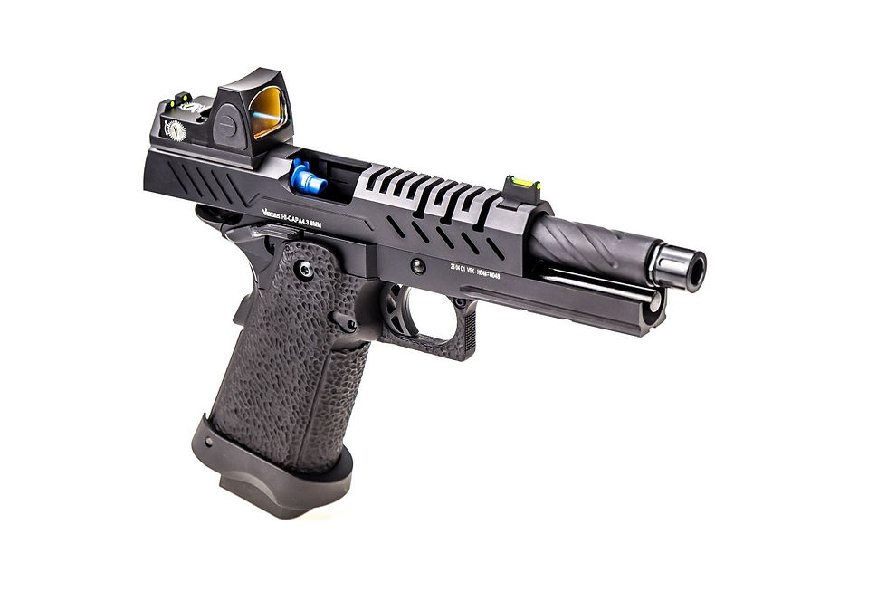 Thumbnail: REPLICA GBB GAS HI-CAPA 4.3 ZWART / ZWART 0.9J + RED DOT BDS